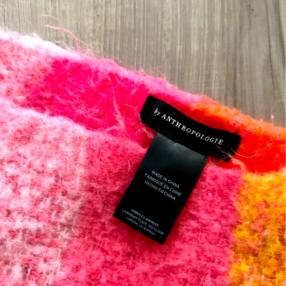Anthropology Fringed Scarf